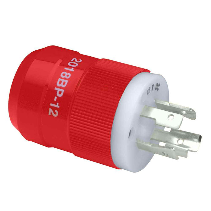 Buy Marinco 2018BP-12 2018BP-12 Locking Charger Plug (Male) - Red - Marine