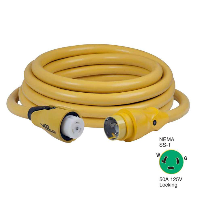 Buy Marinco CS503-25 CS503-25 EEL 50A 125V Shore Power Cordset - 25' -