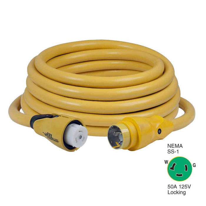 Buy Marinco CS503-50 CS503-50 EEL 50A 125V Shore Power Cordset - 50' -