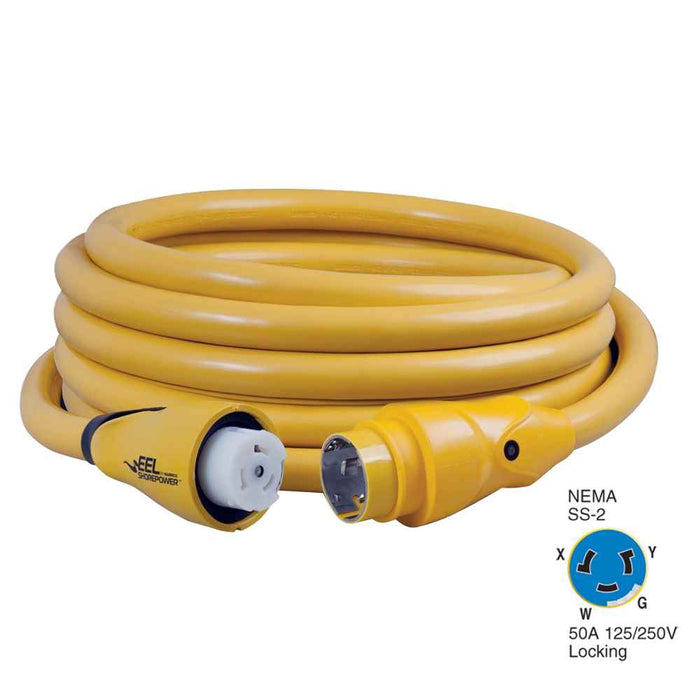 Buy Marinco CS504-25 CS504-25 EEL 50A 125V/250V Shore Power Cordset - 25'