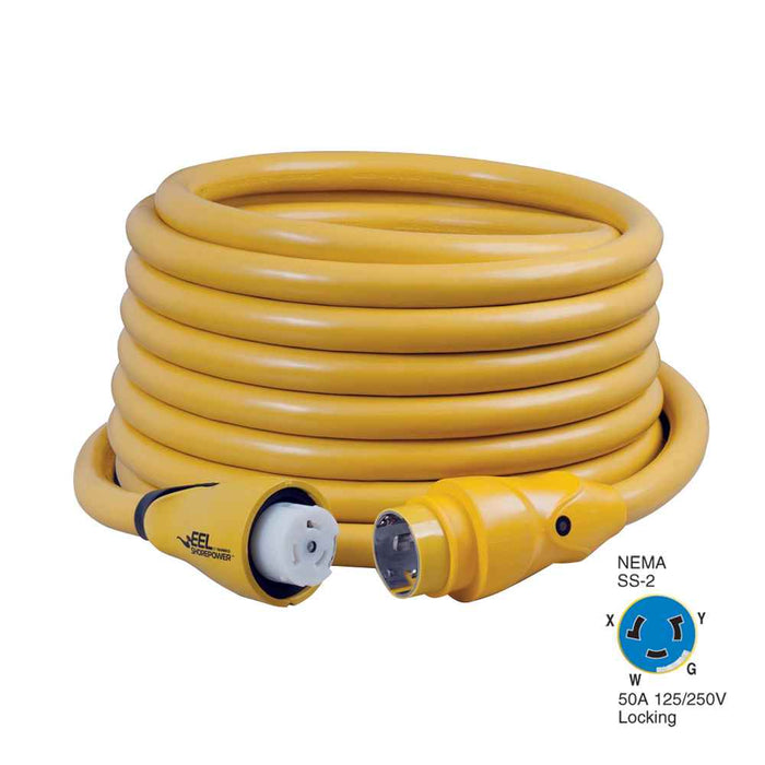 Buy Marinco CS504-50 CS504-50 EEL 50A 125V/250V Shore Power Cordset - 50'