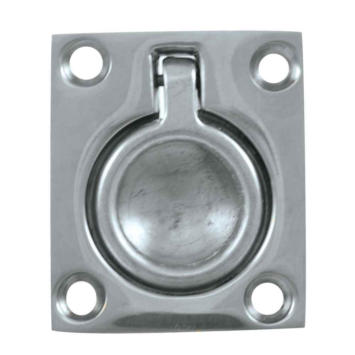 Buy Whitecap S-3360C Flush Pull Ring - CP/Brass - 1-1/2" x 1-3/4" - Marine