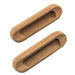 Buy Whitecap 60124-A Teak Oblong Drawer Pull - 4-1/16"L - 2 Pack - Marine