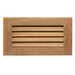 Buy Whitecap 60714 Teak Louvered Insert - 6-3/8" x 11-3/16" x 3/4" -