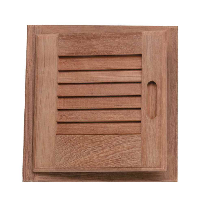 Buy Whitecap 60721 Teak Louvered Door & Frame - Left Hand - 12" x 12" -