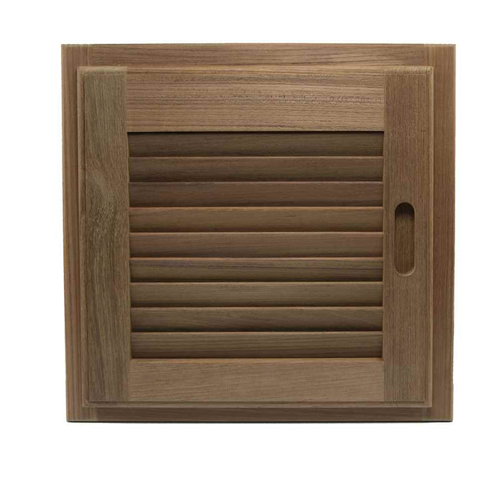 Buy Whitecap 60722 Teak Louvered Door & Frame - Right Hand - 15" x 15" -