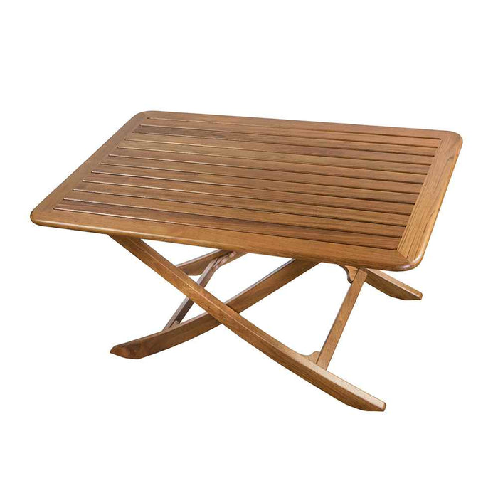 Buy Whitecap 60029 Teak Large Adjustable Slat Top Table - Marine Hardware