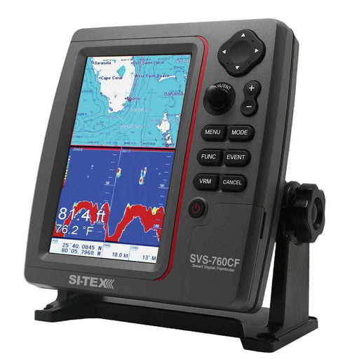 Buy SI-TEX SVS-760CF SVS-760CF Dual Frequency Chartplotter/Sounder w/