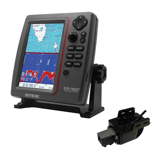 Buy SI-TEX SVS-760CFTM SVS-760CF Dual Frequency Chartplotter Sounder
