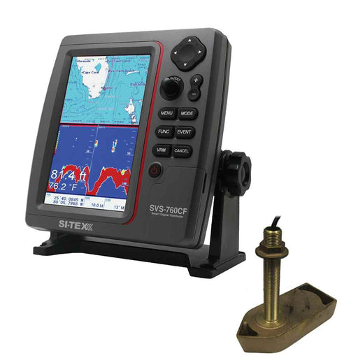 Buy SI-TEX SVS-760CFTH1 SVS-760CF Dual Frequency Chartplotter/Sounder w/
