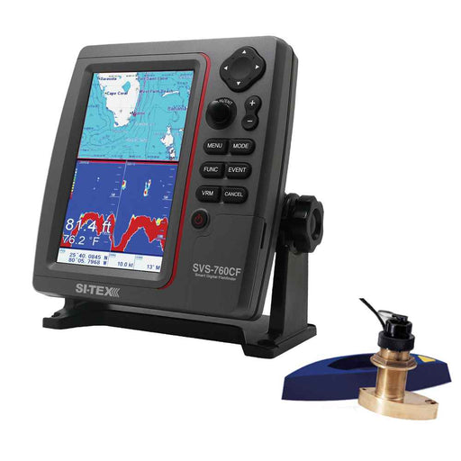 Buy SI-TEX SVS-760CFTH2 SVS-760CF Dual Frequency Chartplotter/Sounder w/