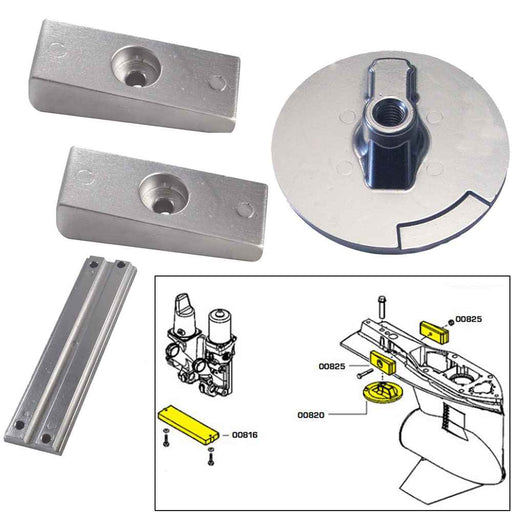 Buy Tecnoseal 20814AL Anode Kit w/Hardware - Mercury Verado 4 - Aluminum -