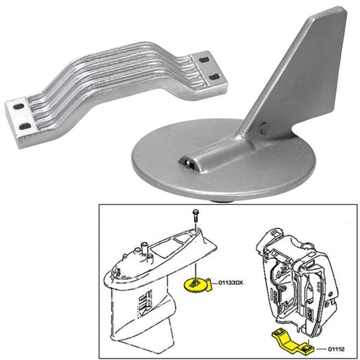 Buy Tecnoseal 21101 Anode Kit w/Hardware - Yamaha 150-200HP - Zinc - Boat