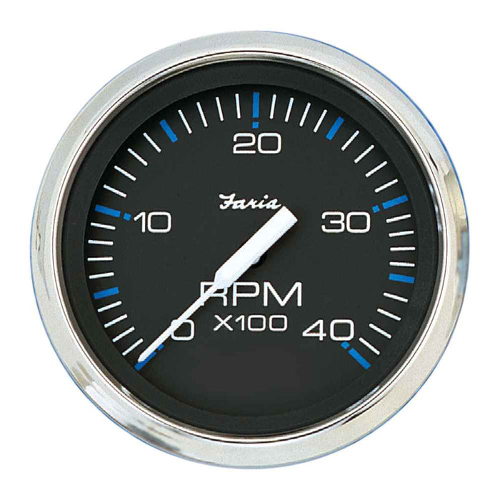 Buy Faria Beede Instruments 33742 Chesapeake Black 4" Tachometer - 4000