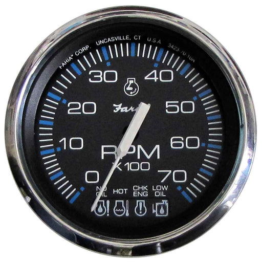 Buy Faria Beede Instruments 33750 Chesapeake Black SS 4" Tachometer