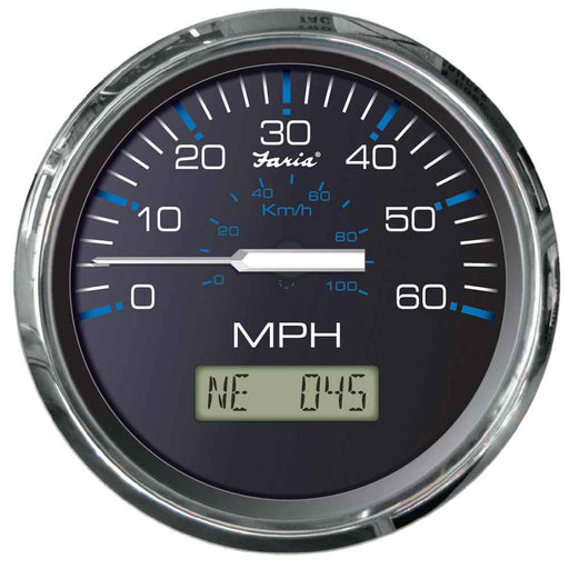 Buy Faria Beede Instruments 33726 Chesapeake Black 4" Speedometer w/ LCD