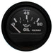 Buy Faria Beede Instruments 12803 Euro Black 2" Oil Pressure Gauge (80