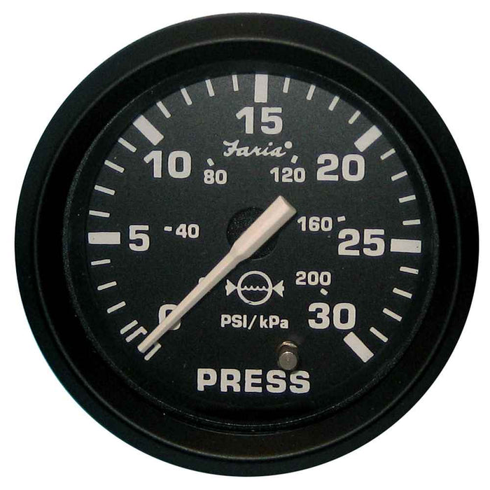 Buy Faria Beede Instruments 12810 Euro Black 2" Water Pressure Gauge (30