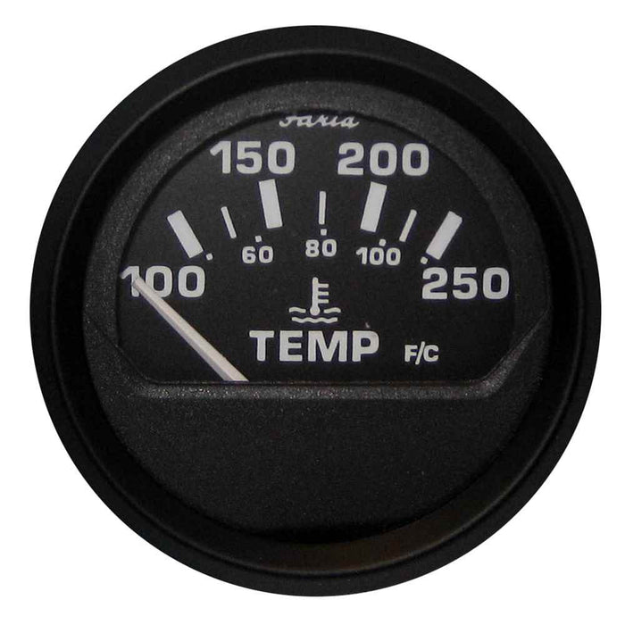 Buy Faria Beede Instruments 12812 Euro Black 2" Water Temperature Gauge