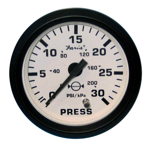 Buy Faria Beede Instruments 12903 Euro White 2" Water Pressure Gauge (30