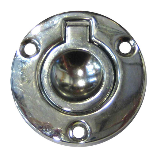 Buy Perko 1232DP2CHR Round Flush Ring Pull - 2" - Chrome Plated Zinc -