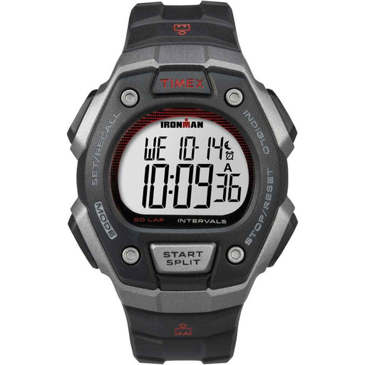 Buy Timex TW5K85900 Ironman Classic 50-Lap Full-Size Watch - Silver/Red -