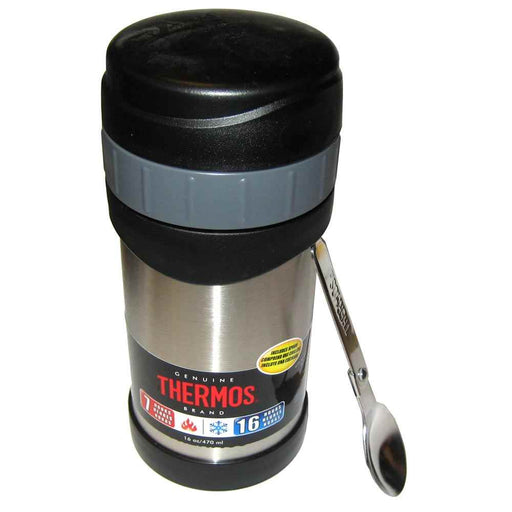 Buy Thermos 2340TRI6 Stainless Steel Food Jar w/Folding Spoon - 16 oz. -