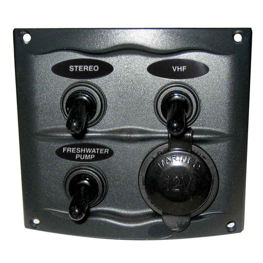 Buy Marinco 900-3WPS Waterproof Panel w/3 Switches - 12V - Grey - Marine