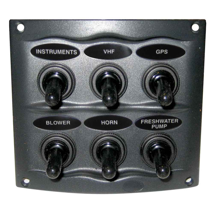 Buy Marinco 900-6WP Waterproof Panel - 6 Switches - Grey - Marine