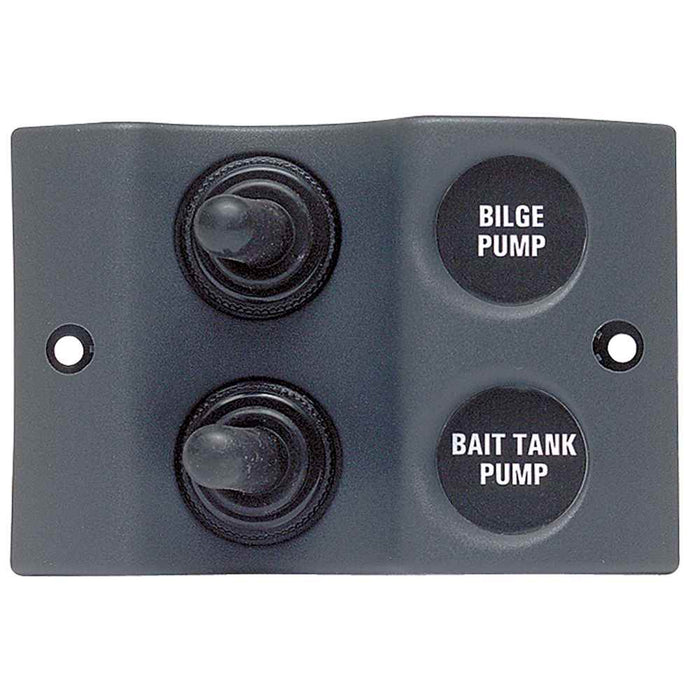 Buy Marinco 900-2WP Micro Panel - 2 Switch On/Off - Black - Marine