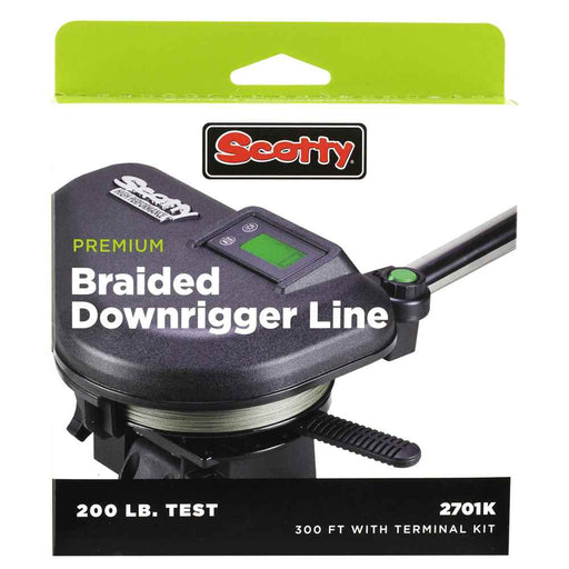 Buy Scotty 2701K Premium Power Braid Downrigger Line - 300ft of 200lb Test