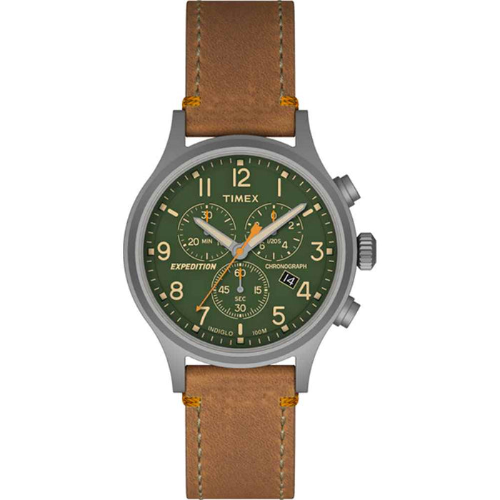 Buy Timex TW4B044009J Expedition Scout Chrono Watch - Tan/Green - Outdoor