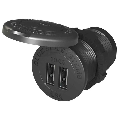 Buy Blue Sea Systems 1045 1045 12/24V Dual USB Charger - 1-1/8" Socket