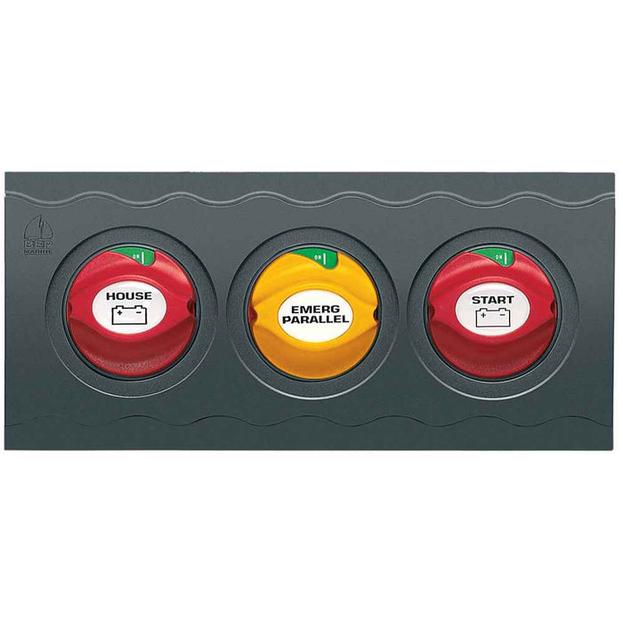 Buy BEP Marine CC-810 Contour Connect 3 Battery Switch Panel w/3