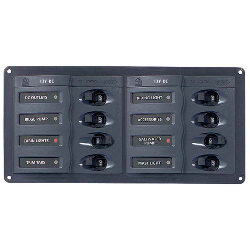 Buy BEP Marine 901H DC Panel - 8-Way - Horizontal - Marine Electrical