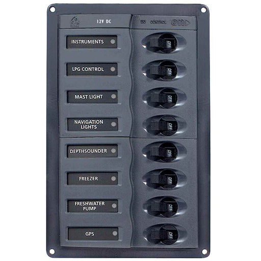 Buy BEP Marine 901V DC Panel - 8-Way - Vertical - Marine Electrical