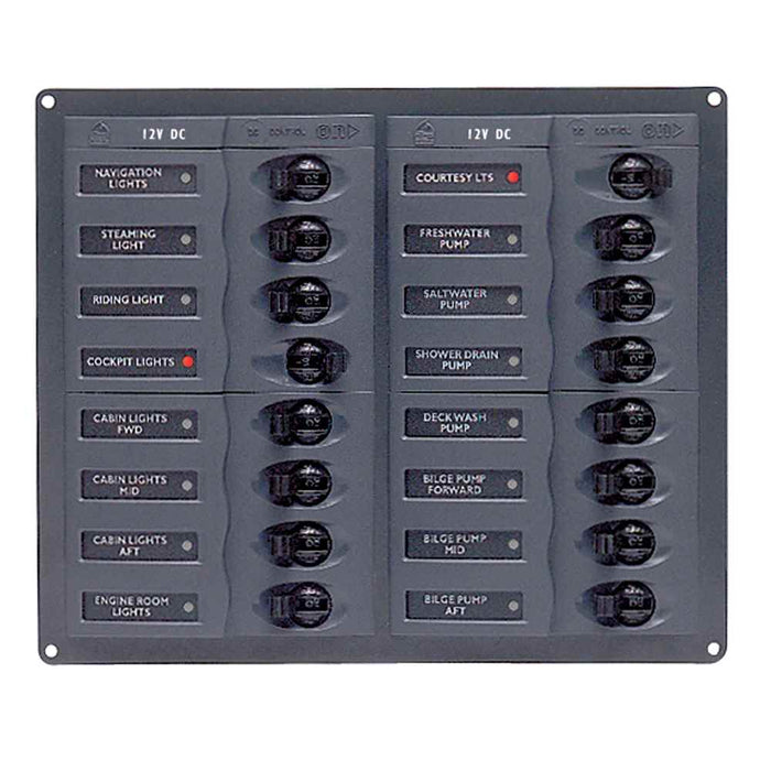 Buy BEP Marine 904NM DC Panel - 16-Way - No Meter - Marine Electrical