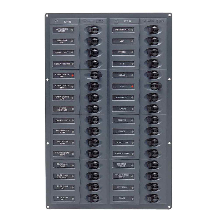 Buy BEP Marine 906NMV DC Panel - 32-Way - No Meter - Vertical - Marine