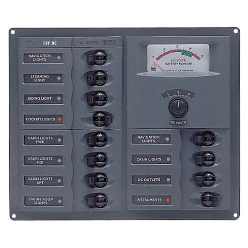 Buy BEP Marine 902-AM Panel 12SP DC12V Analog - Marine Electrical