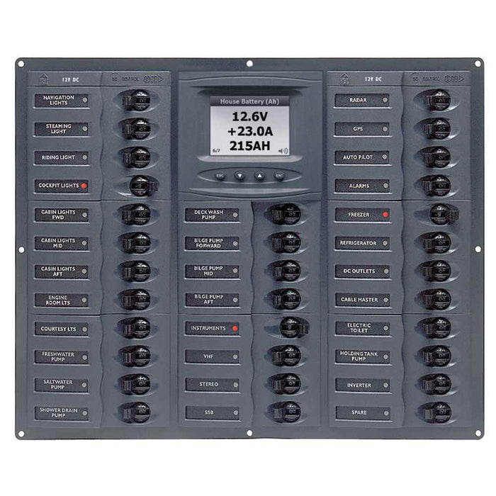 Buy BEP Marine M32-DCSM Millennium Series DC Circuit Breaker Panel