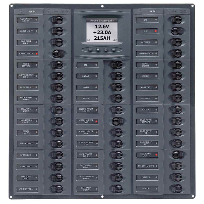 Buy BEP Marine M44-DCSM Millennium Series DC Circuit Breaker Panel