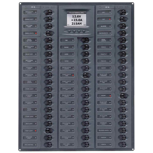 Buy BEP Marine M56-DCSM Millennium Series DC Circuit Breaker Panel