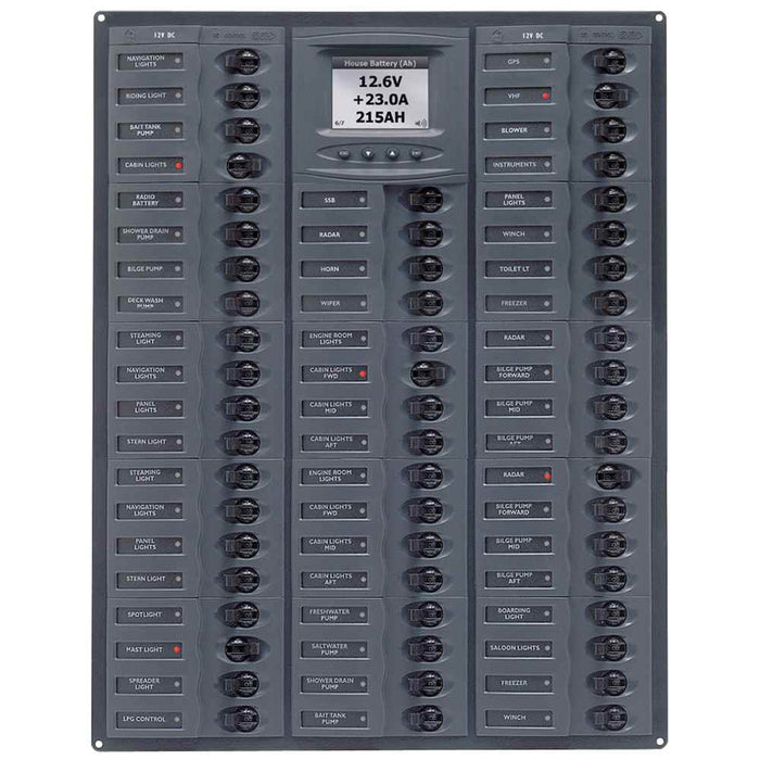 Buy BEP Marine M56-DCSM Millennium Series DC Circuit Breaker Panel