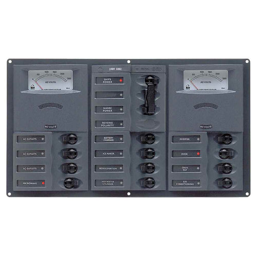 Buy BEP Marine 900-ACM2-AM-110 AC Circuit Breaker Panel w/Analog Meters