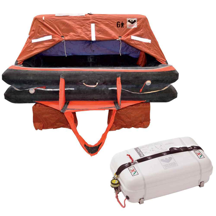 Buy Viking L004CL0015ACI Coastal Life Raft 4 Person Low Profile Container
