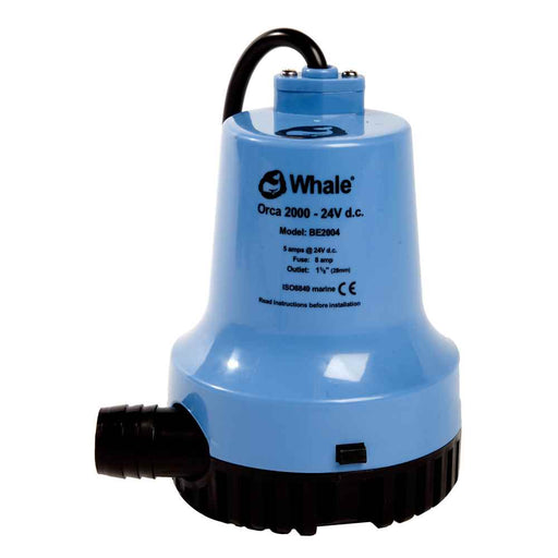 Buy Whale Marine BE2002 Orca 2000 GPH Submersible Bilge Pump 12V - Marine