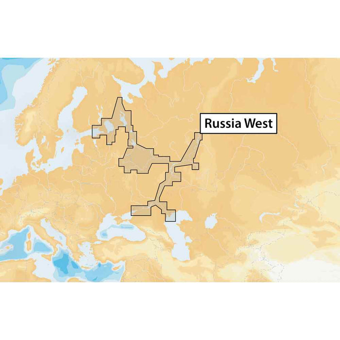 Buy Navionics MSD/NAV+52XG/ROW Navionics+ Russia West - microSD - Marine