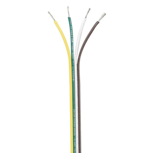 Buy Ancor 154525 Ribbon Bonded Cable - 16/4 AWG - Brown/Green/White/Yellow