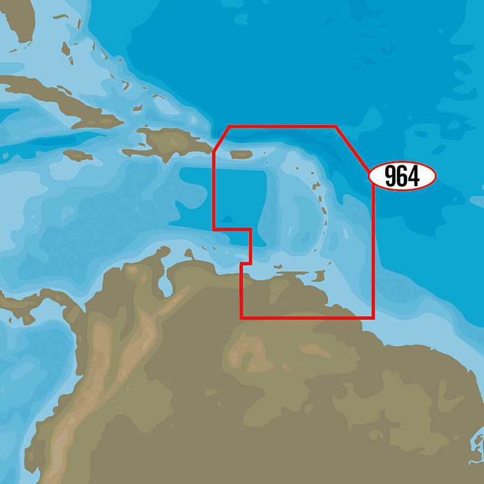 Buy C-MAP NA-D964 4D NA-D964 - Puerto Rico to Rio Orinoco Local - Marine