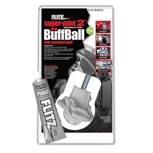 Buy Flitz SM 10250-50 Buff Ball - Super Mini 2" - White w/1.76oz Tube